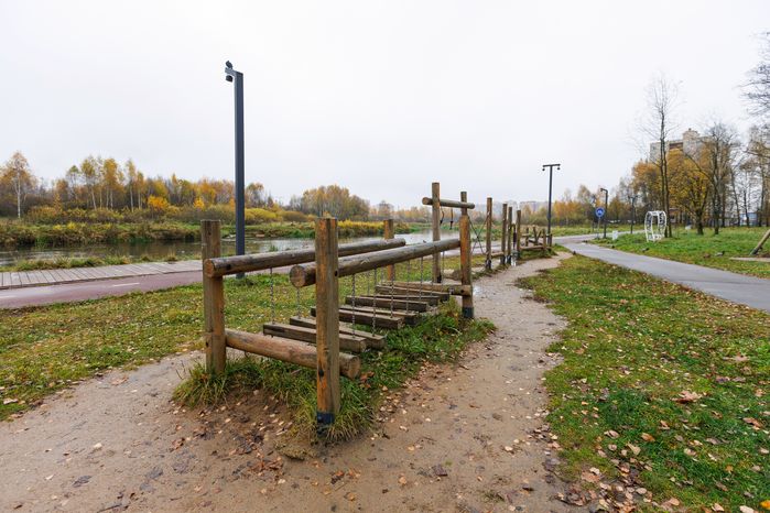 Городской парк культуры и отдыха г. Ивантеевка осенью