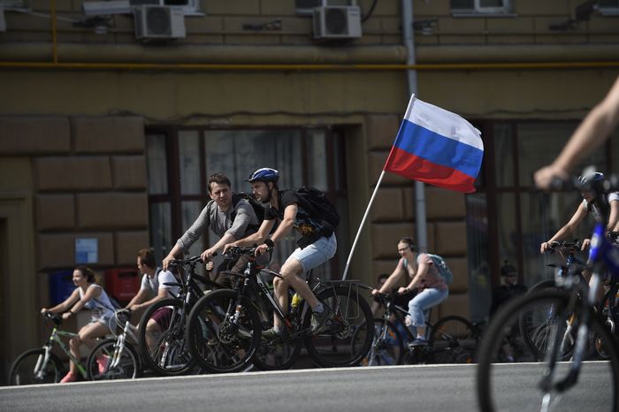 Всероссийский велопарад в Москве