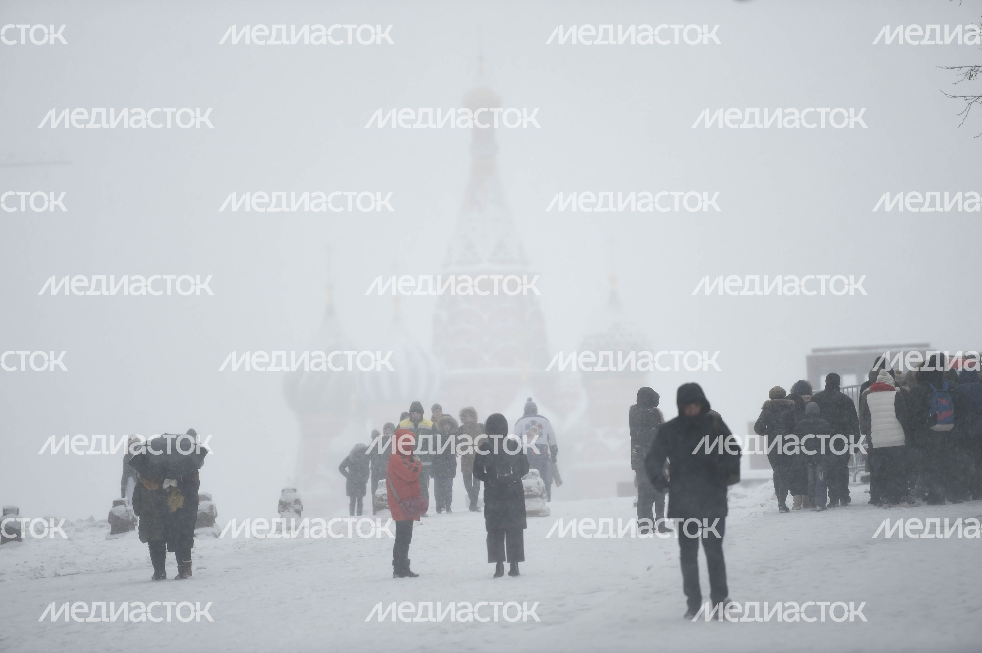 Рекордный снегопад в Москве и Подмосковье