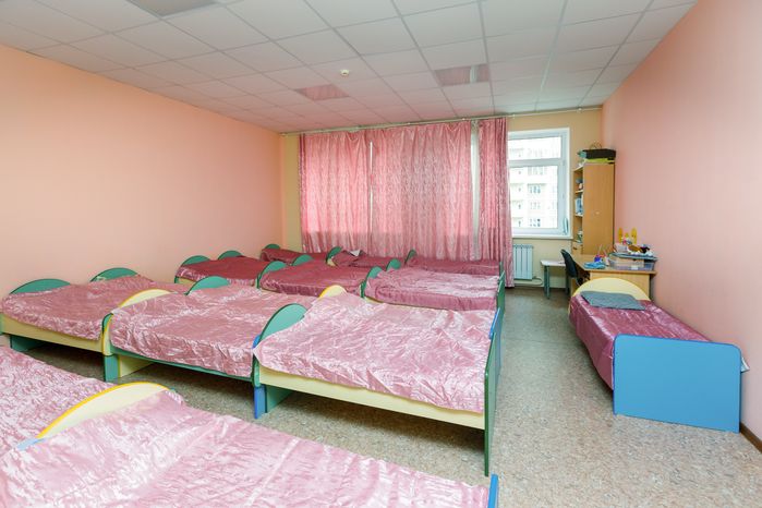 Спальня в детском саду «Улыбка» школы №31 в Химках