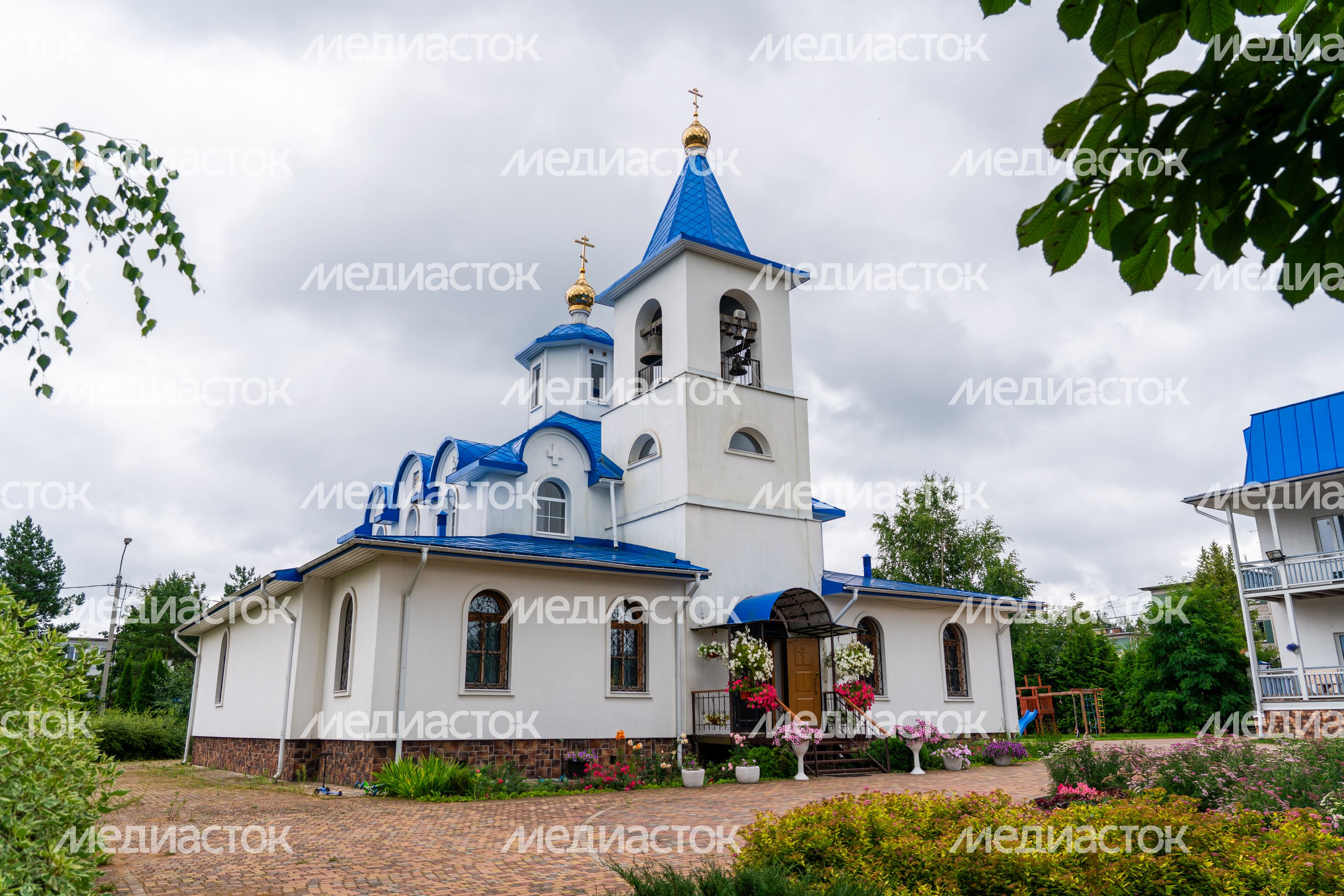 Церковь Покрова Пресвятой Богородицы в деревне Новая округа Солнечногорск