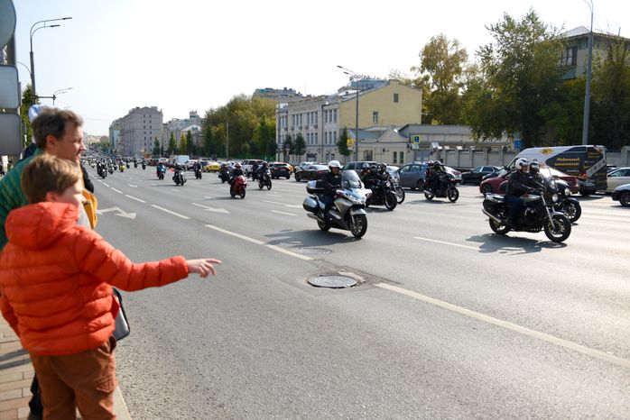Осенний мотофестиваль в Москве