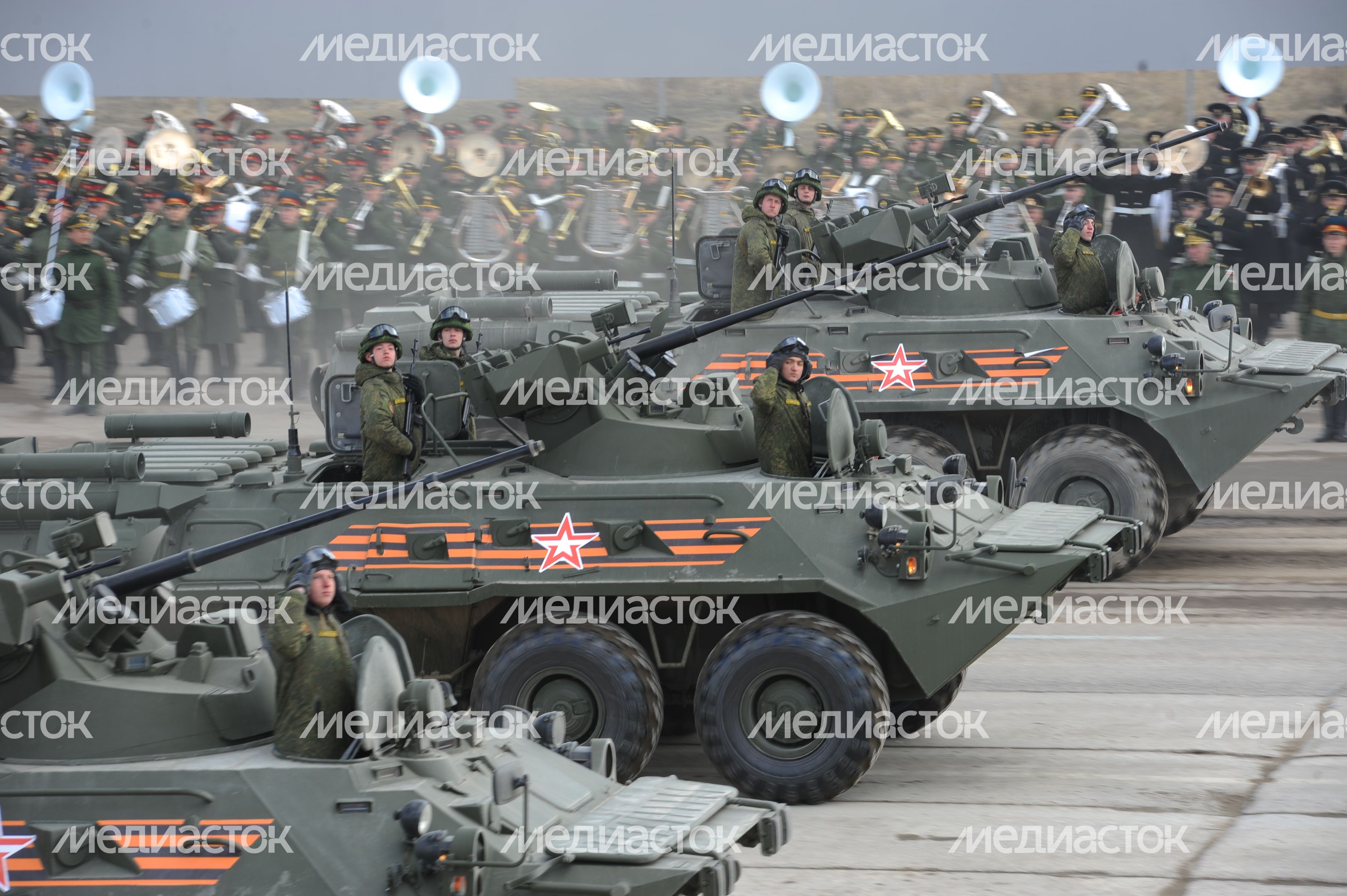 Репетиция Парада Победы в Алабино