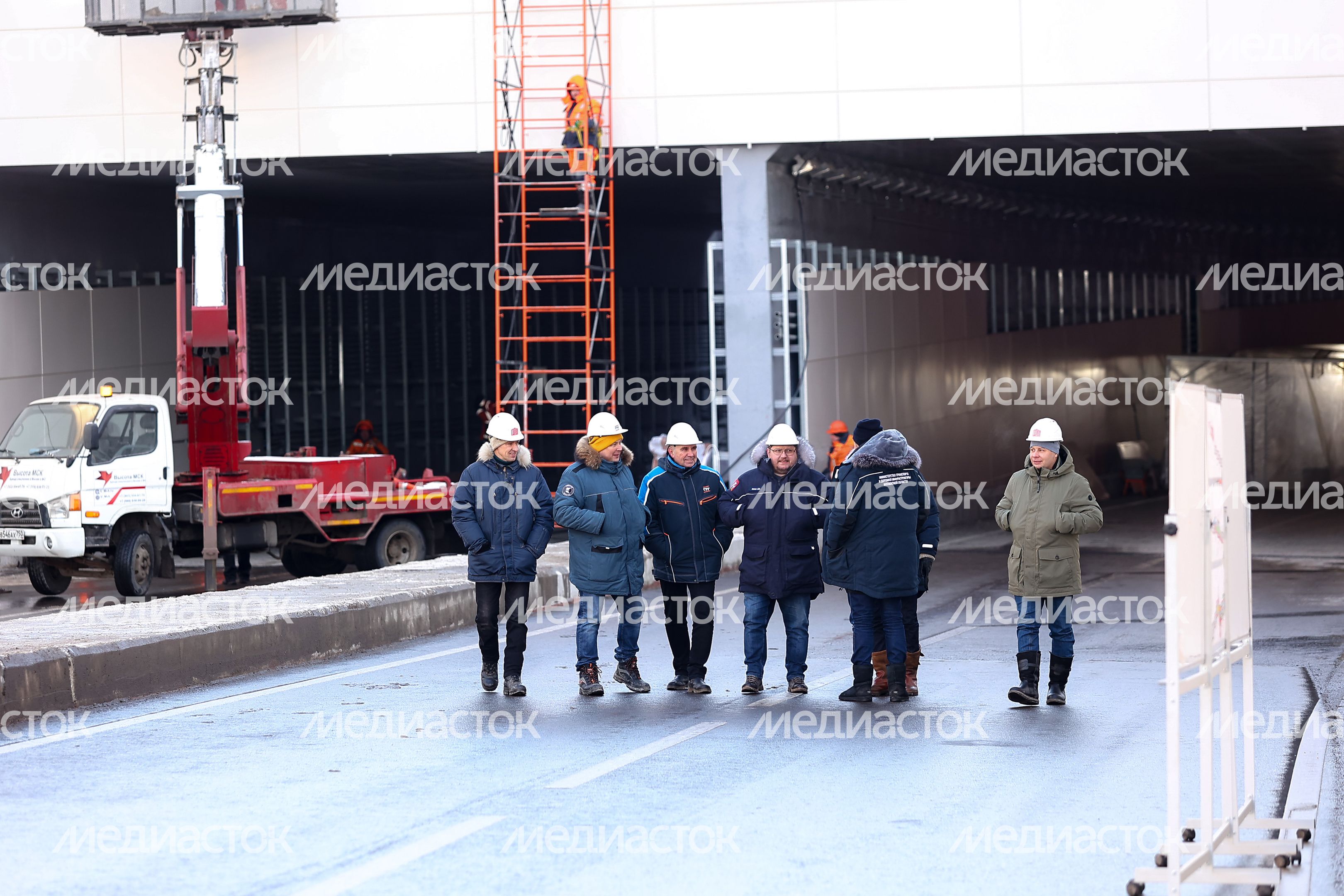 Проверка хода реконструкции дороги в Жуковском Губернатором Подмосковья