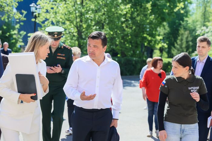 Встреча Губернатора с ранеными в реабилитационном центре «Ясенки»