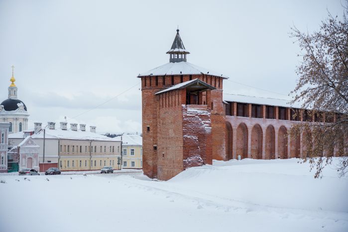 Коломенский кремль зимой
