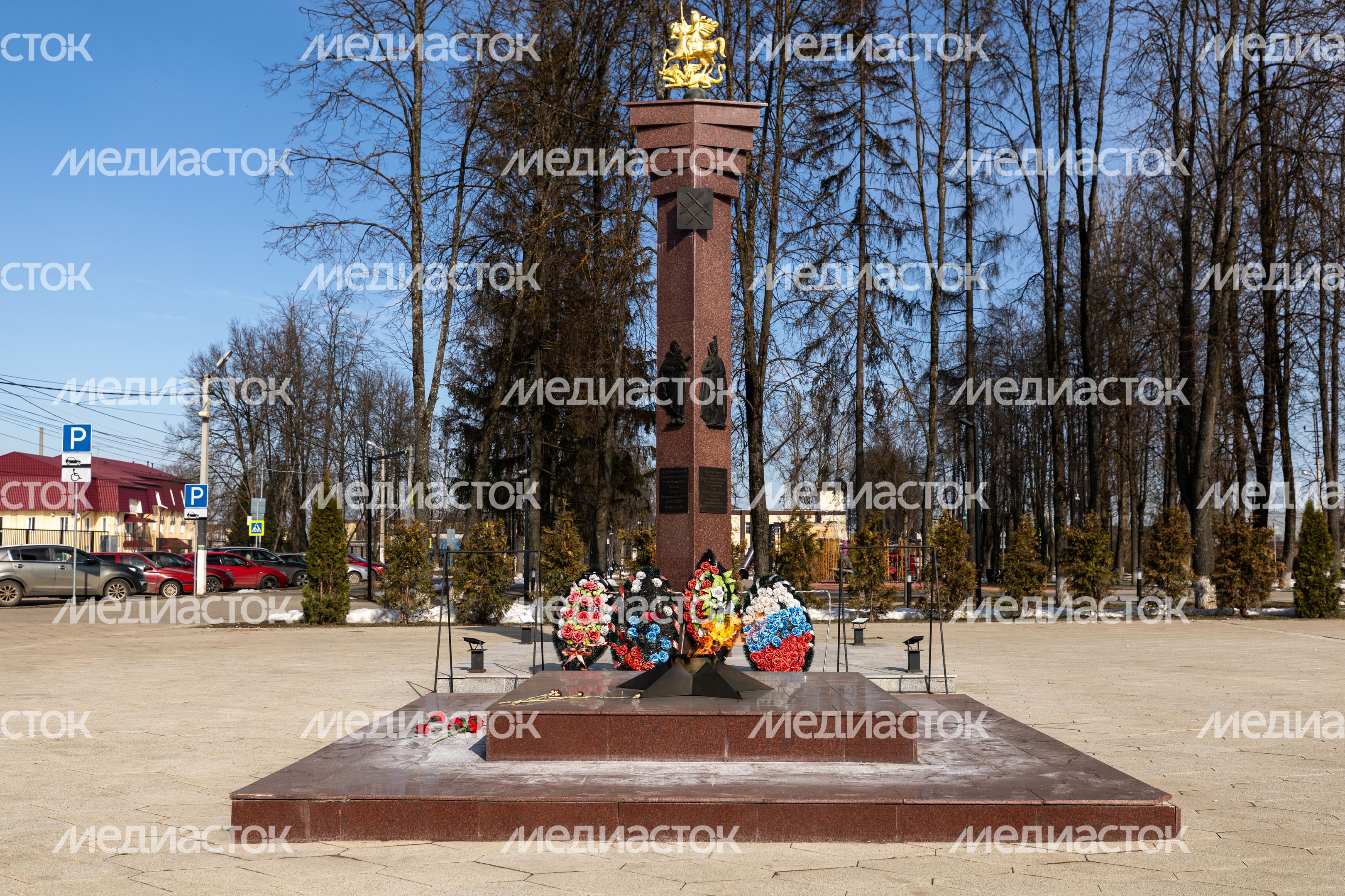 Вечный огонь в поселке Тучково Рузского округа Вечный огонь в поселке Тучково Рузского округа