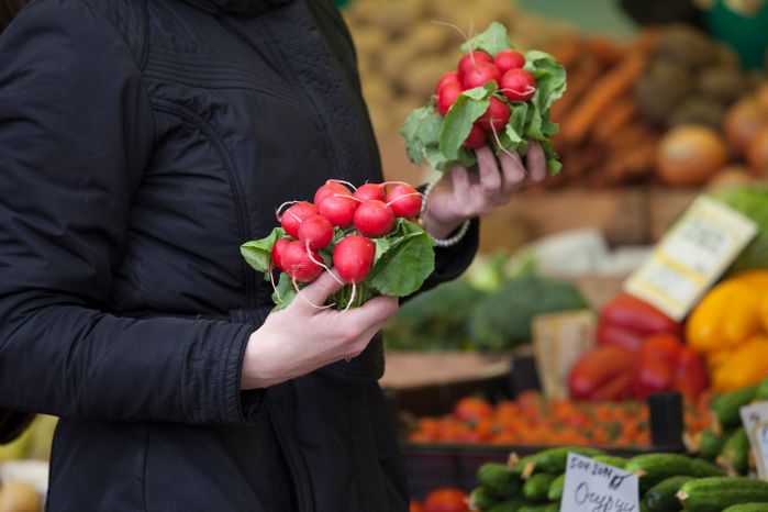 Продуктовый рынок в Москве