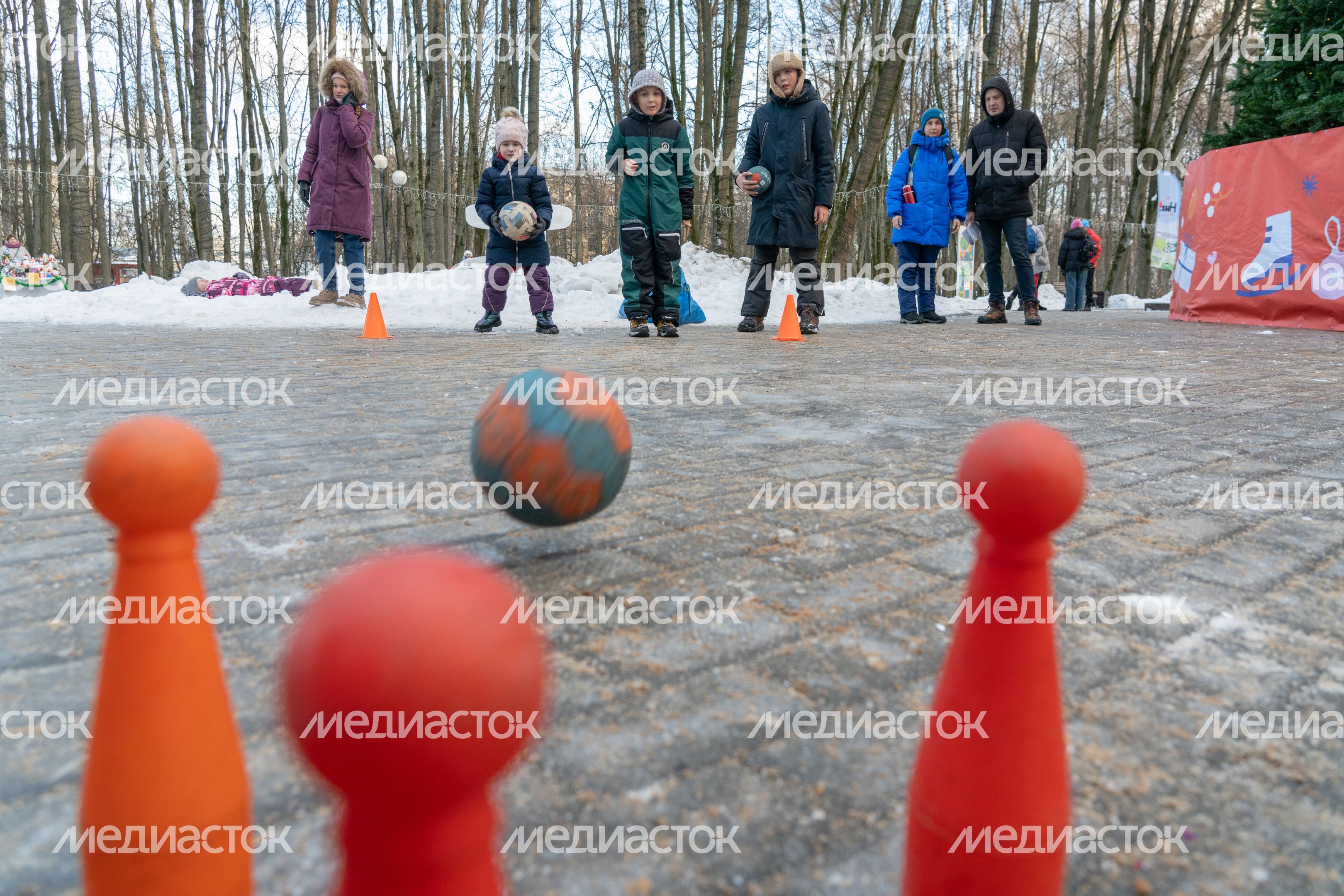 Зима в Красногорском городском парке Зима в Красногорском городском парке