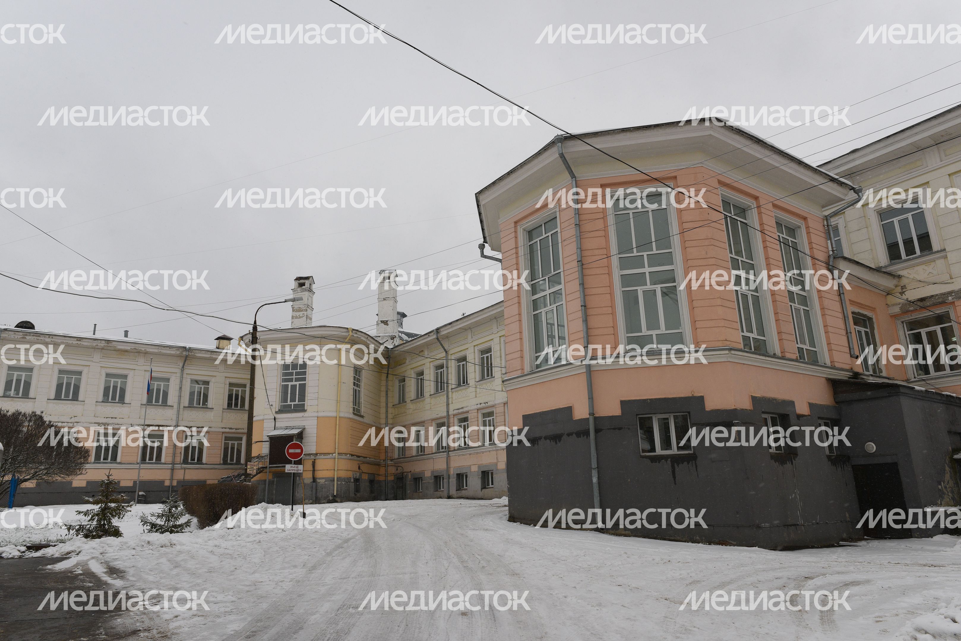 Виды города Серпухов зимой