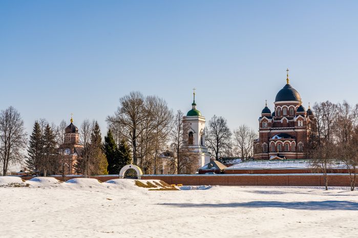 Спасо-Бородинский женский монастырь в деревне Семеновское Можайского округа