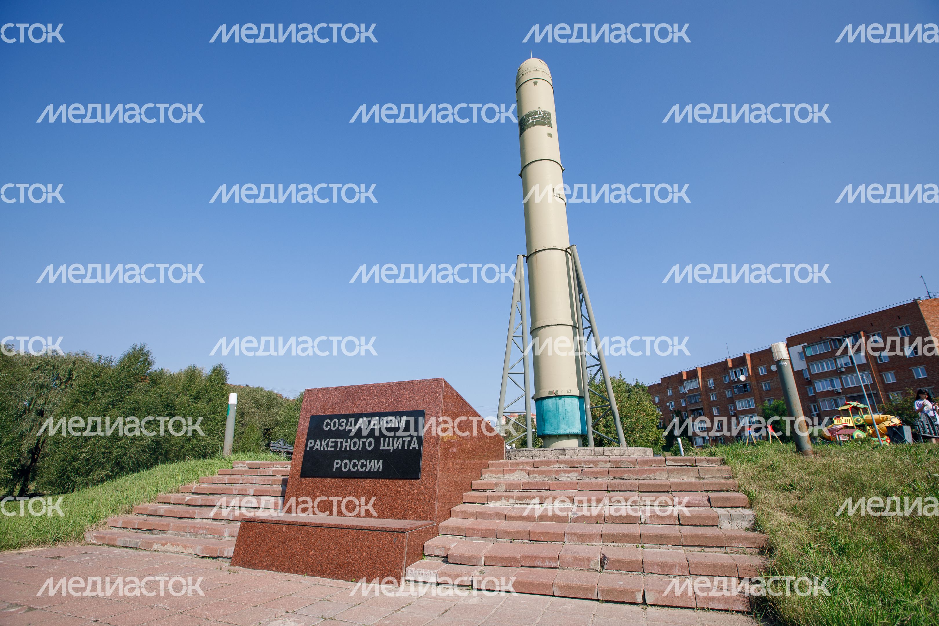 Памятник создателям ракетного щита России в Дзержинском Памятник создателям ракетного щита России в Дзержинском
