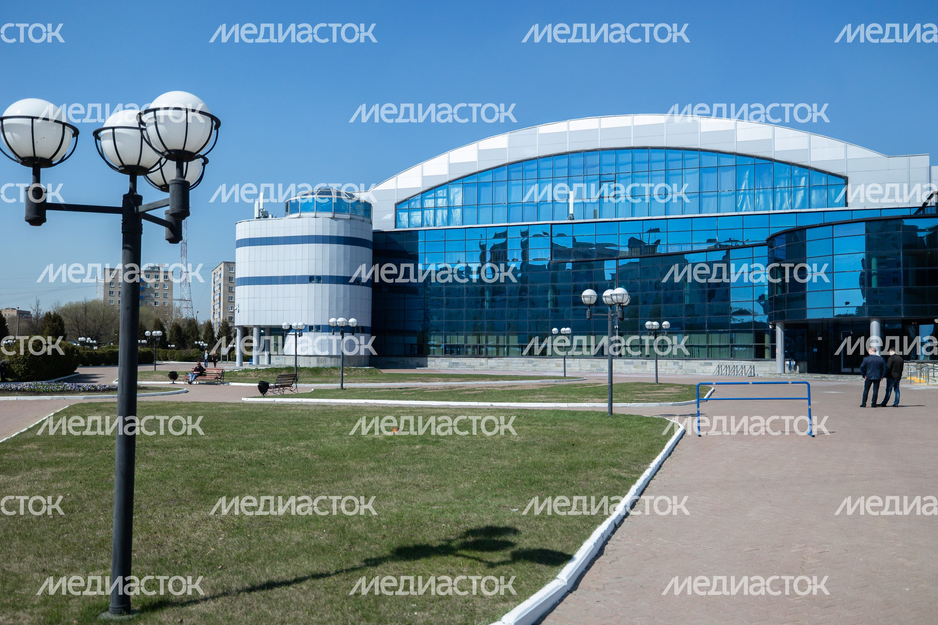 Посещение дворца спорта в Чехове Губернатором Подмосковья