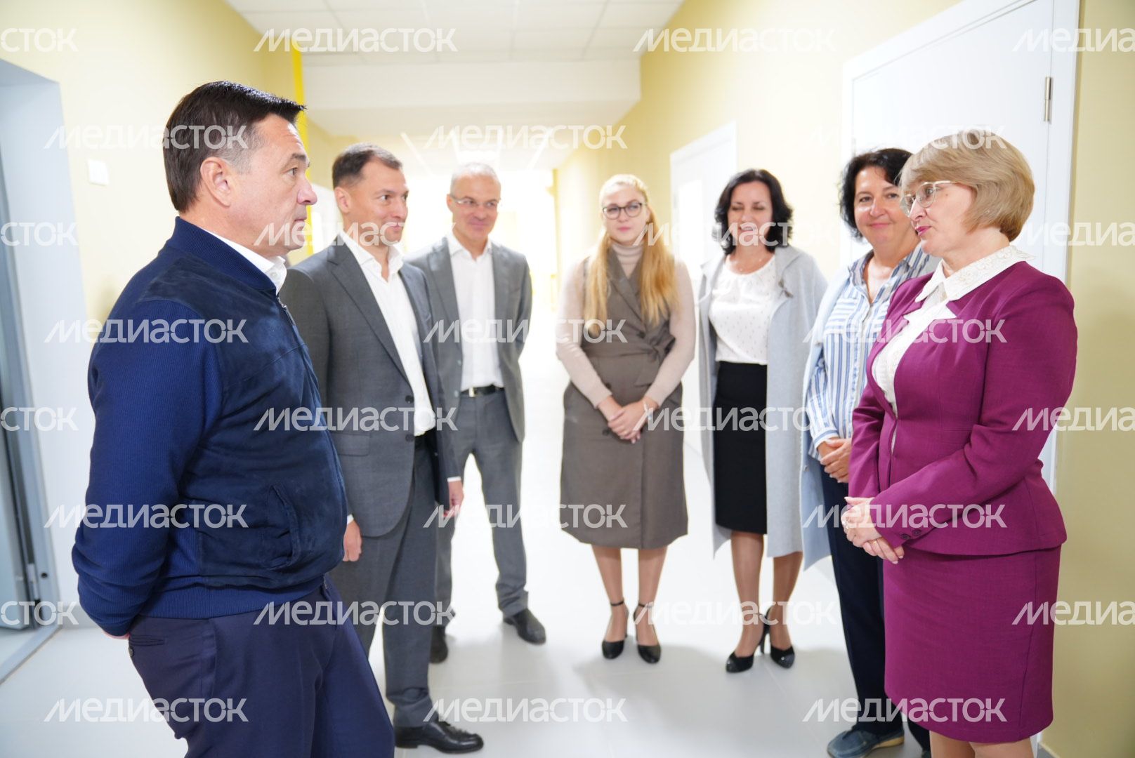 Проверка работы школы №3 в Кашире Губернатором Подмосковья