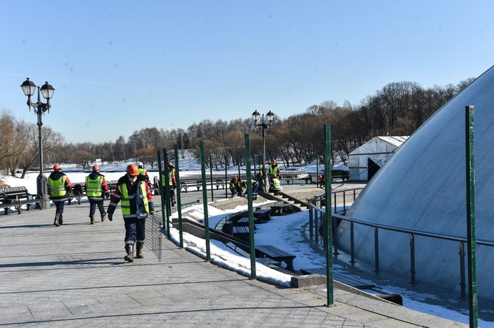 Расконсервация музыкального фонтана в музее-заповеднике «Царицыно»