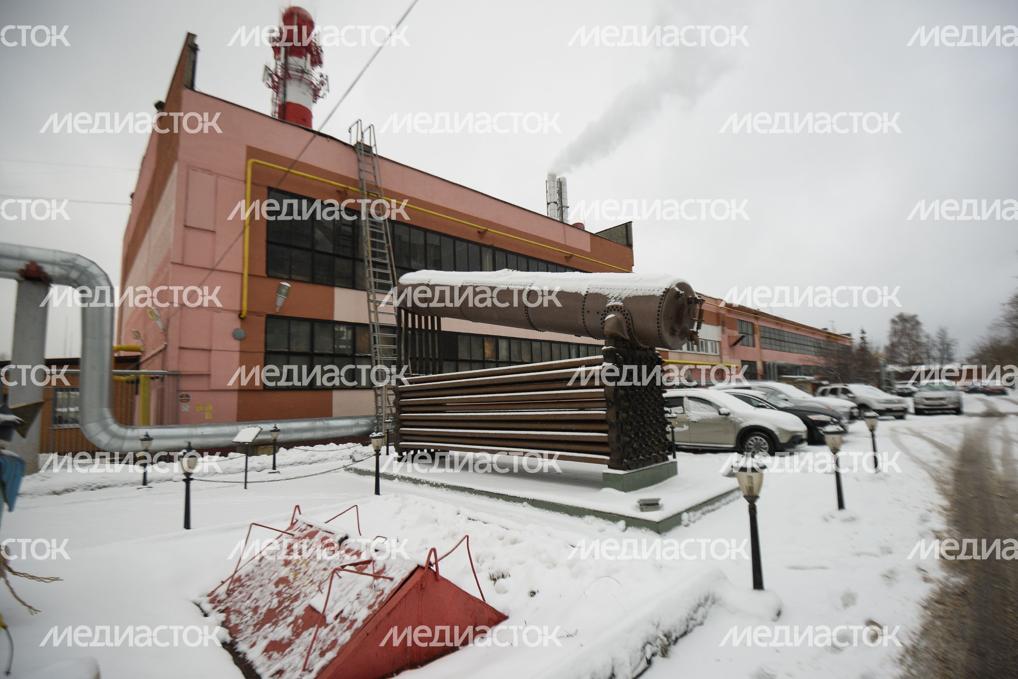 Виды города Серпухов зимой