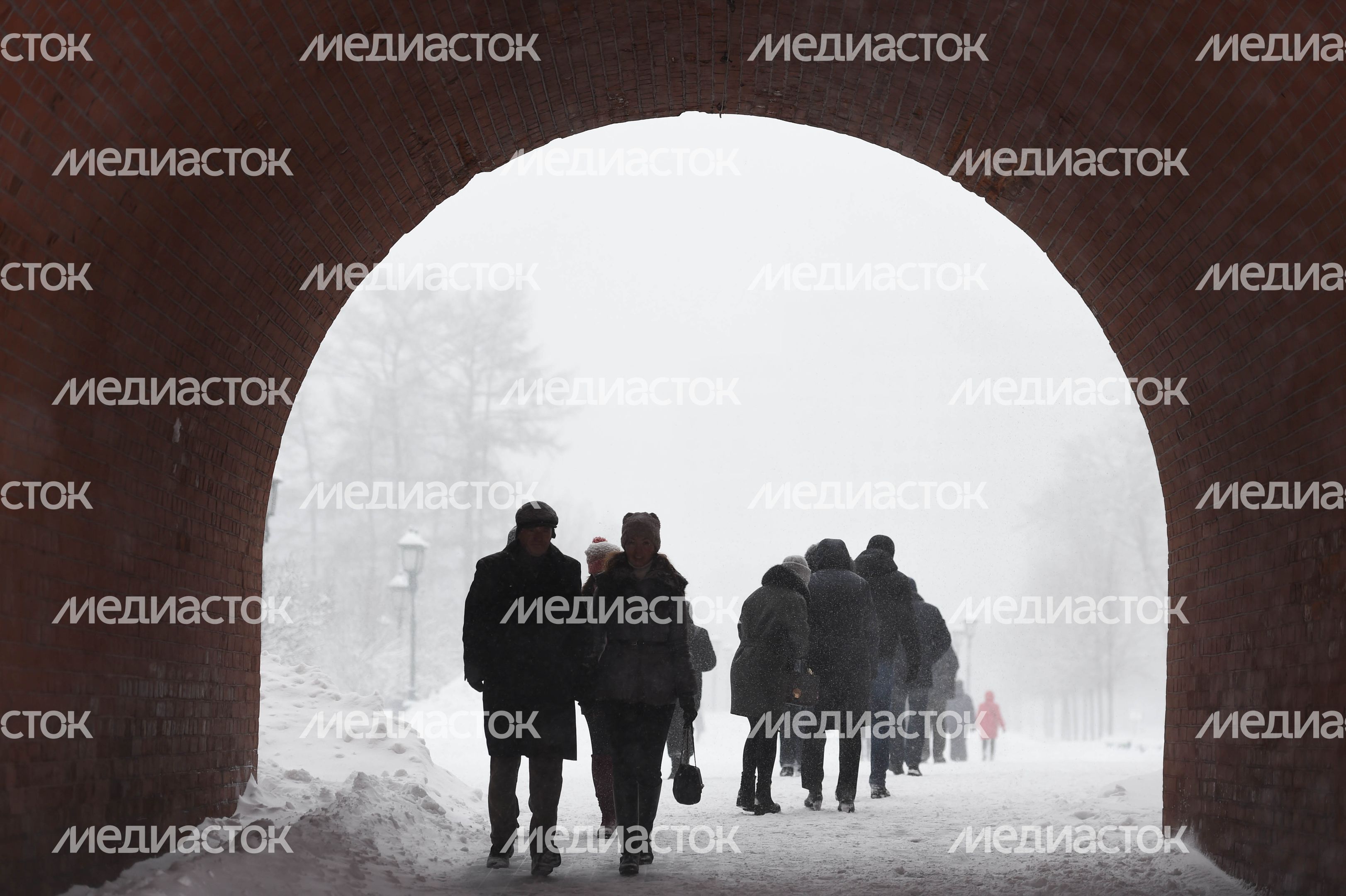 Рекордный снегопад в Москве и Подмосковье