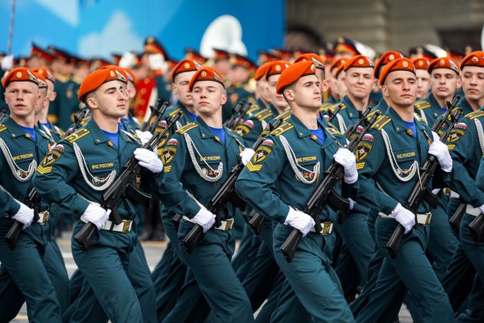 Генеральная репетиция парада Победы в Москве в 2021 году