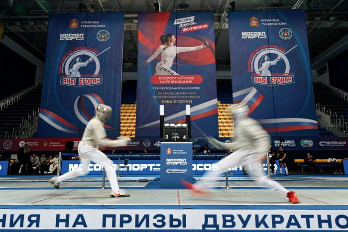 Турнир по фехтованию на саблях в Химках