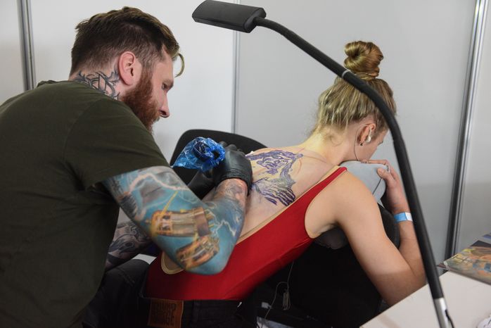 Открытие фестиваля «Russian Tattoo Expo» в Москве