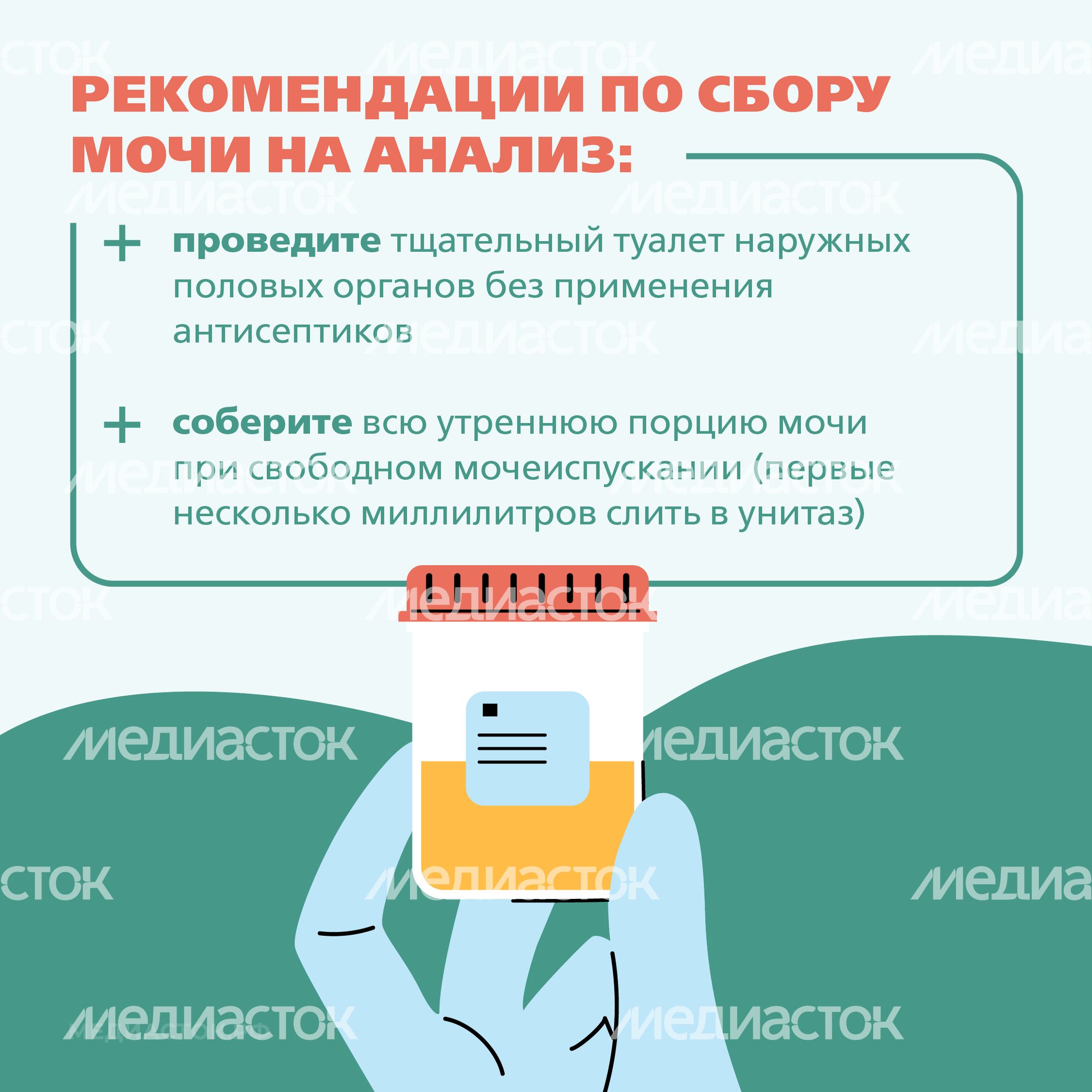 Подготовка к исследованию мочи Квадрат 05 Подготовка к исследованию мочи Квадрат 05