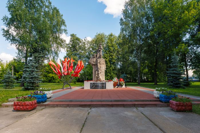 Мемориал погибшим в Великой Отечественной войне в парке Победы города Хотьково Сергиево-Посадского округа
