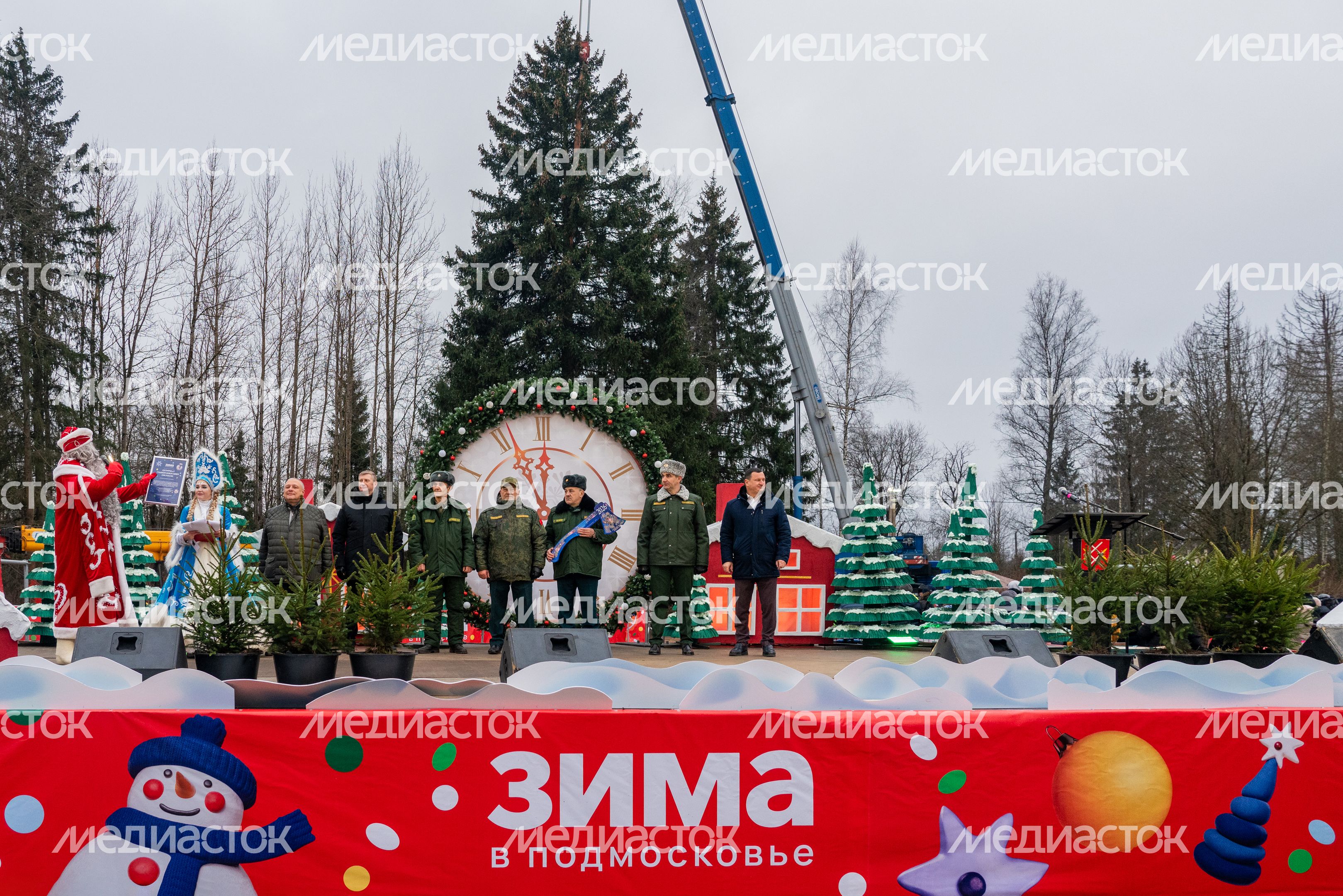 Главную новогоднюю елку страны спилили в Рузском округе Главную новогоднюю елку страны спилили в Рузском округе