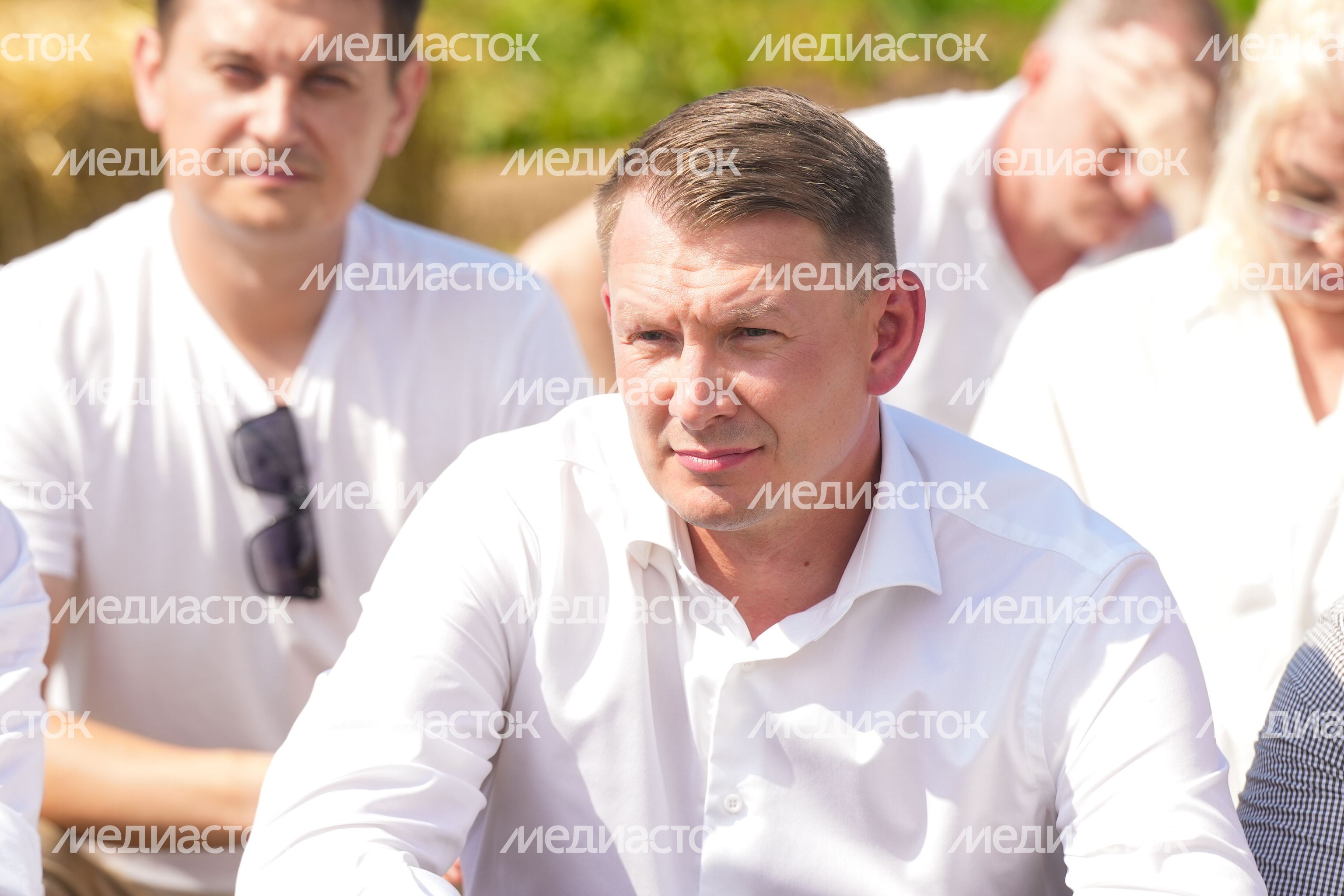 Александр Двойных на агропромышленной выставке "День поля Московской области"