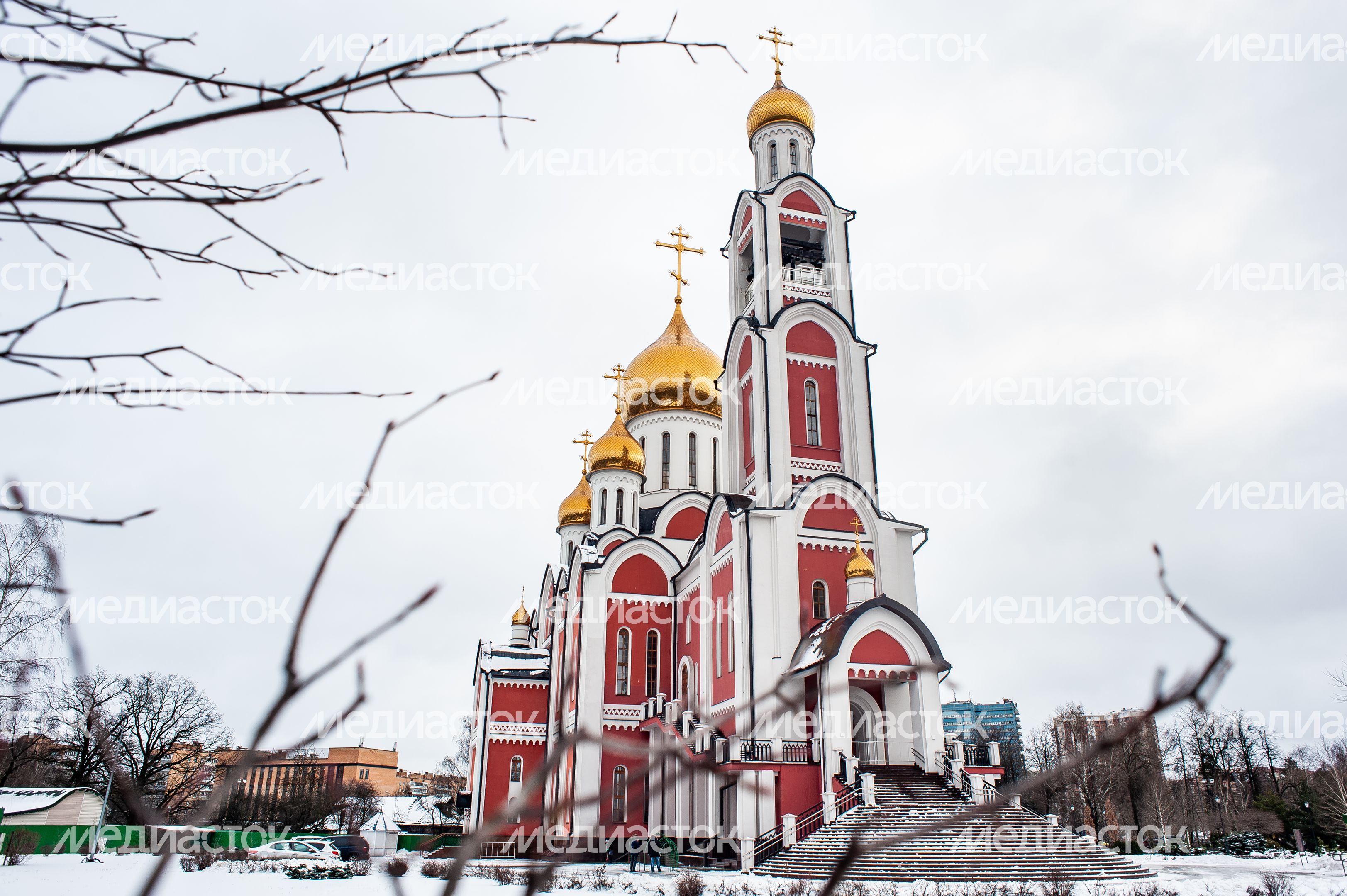 Зимние виды города Одинцово