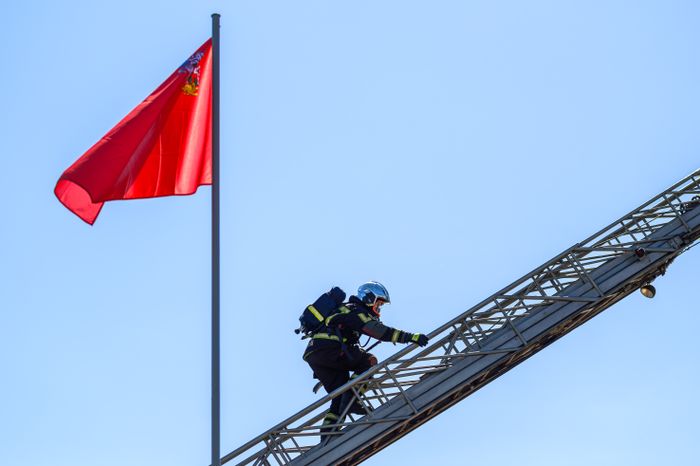 Соревнования спасателей в Ногинске Богородского округа