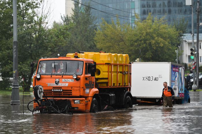 Затопление в Москве