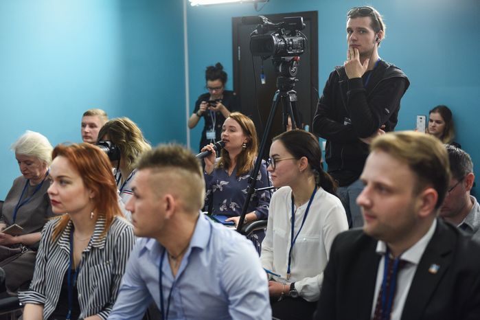 Пресс-конференция, посвященная подмосковным мероприятиям в честь Дня Победы