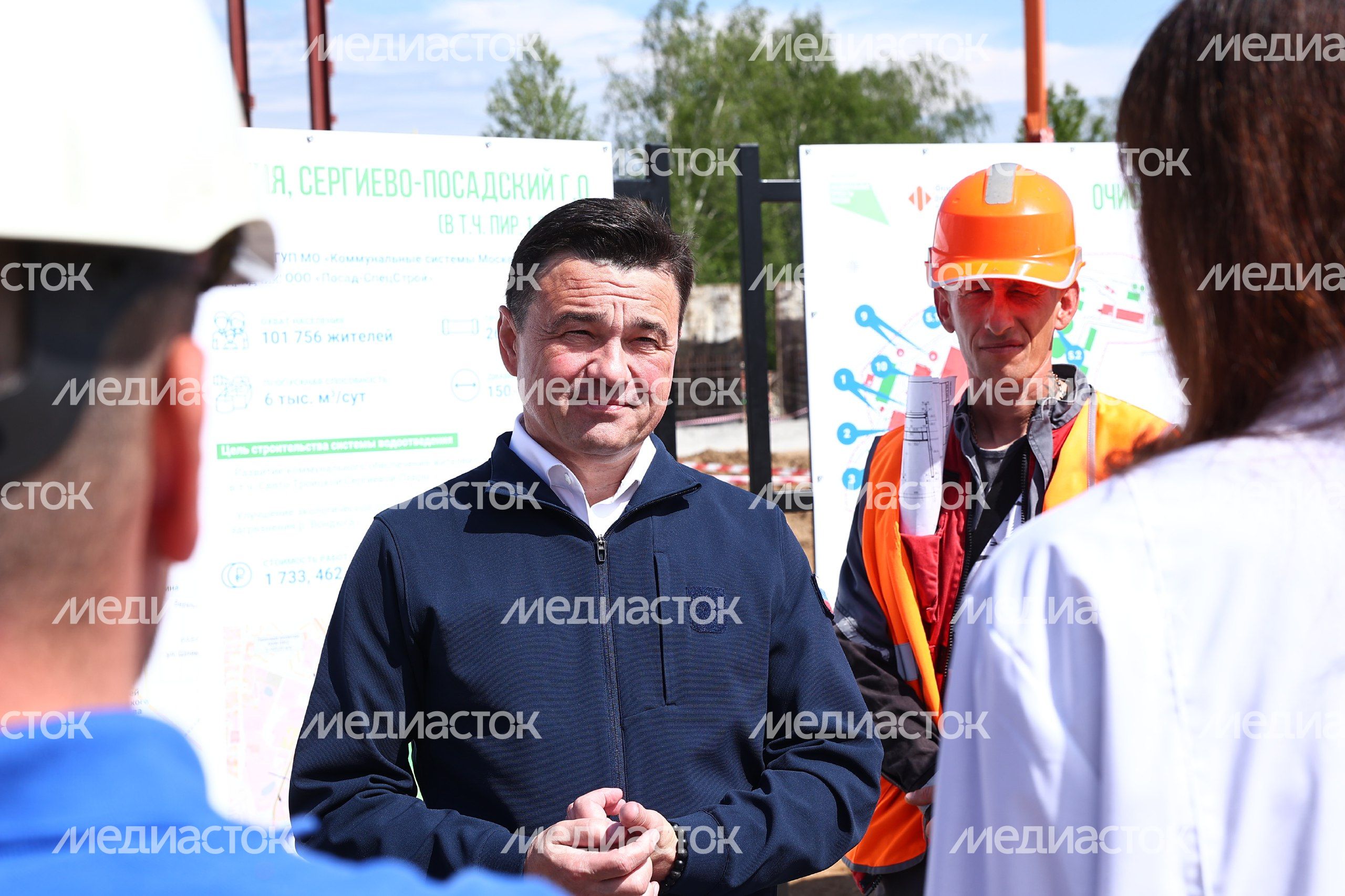 В Сергиевом Посаде продолжается строительство современного комплекса очистных сооружений