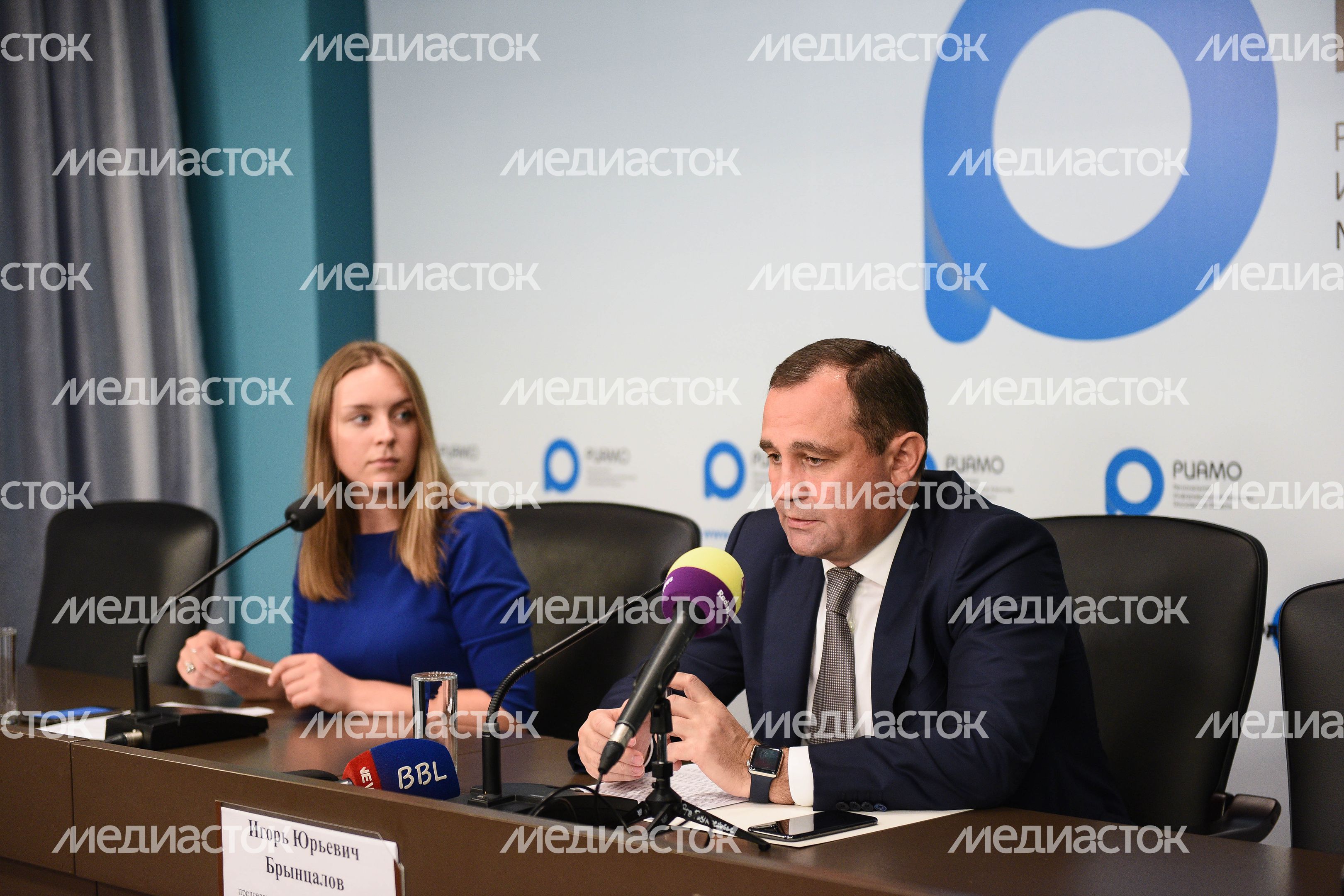 Пресс-конференция председателя Московской областной думы Игоря Брынцалова