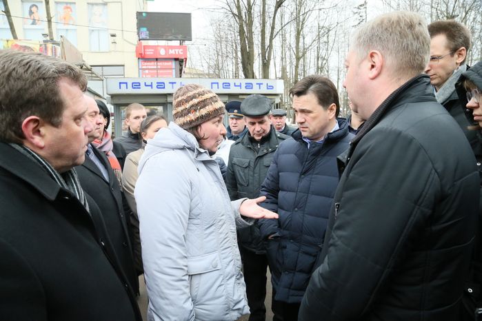 А. Воробьев посетил с рабочим визитом Ленинский район