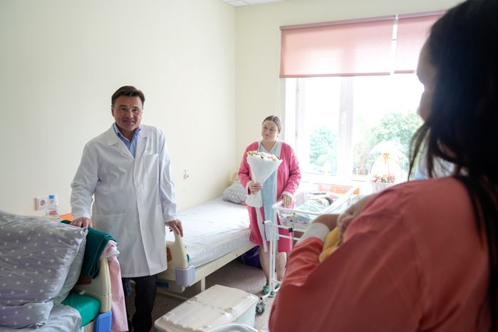 Андрей Воробьев дал старт строительству нового корпуса Видновского перинатального центра