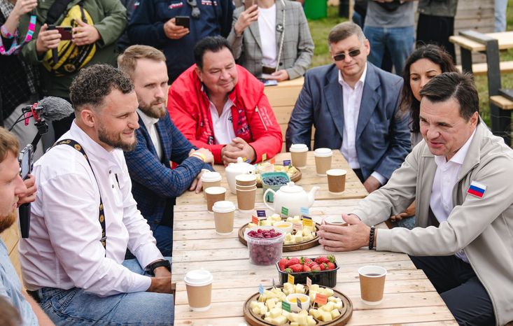 Андрей Воробьев на "Сырном фестивале" в Истре