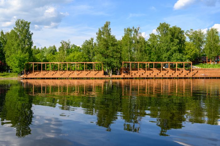 Суворовские пруды в Лосино-Петровском стали комфортной зона для отдыха у воды