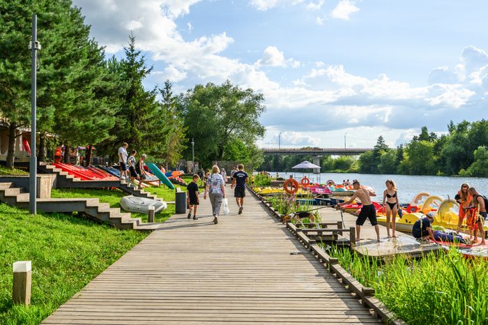 Городской пляж Зарайска