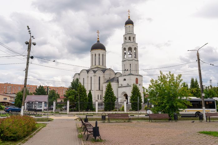 Храм во имя святого пророка Божия Илии в городе Апрелевка Наро-Фоминского округа