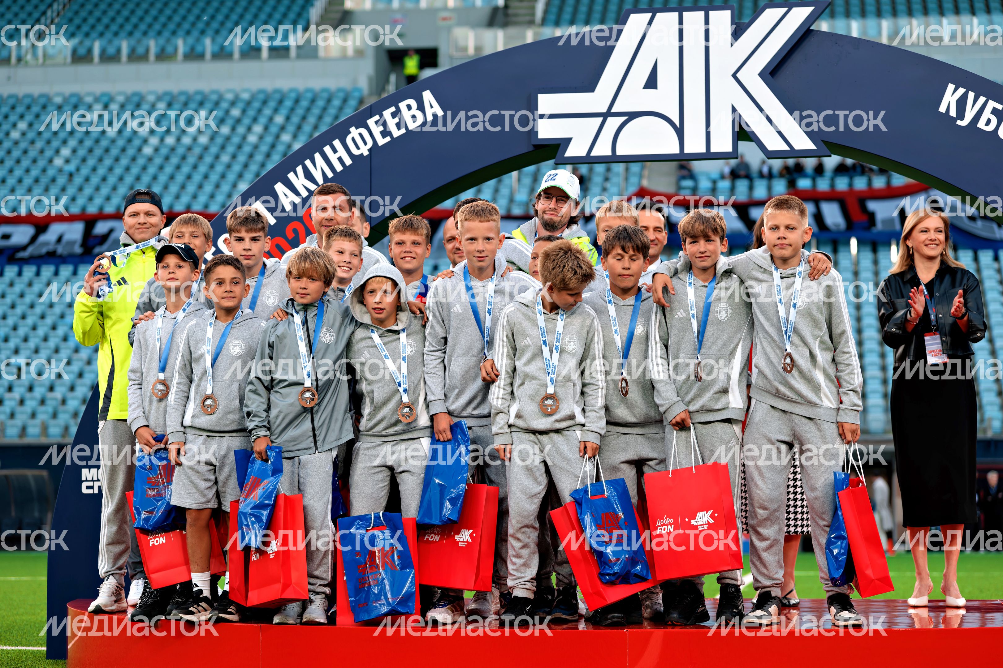 Почетное третье место Кубка Акинфеева 2026 заняла московская команда «Родина»