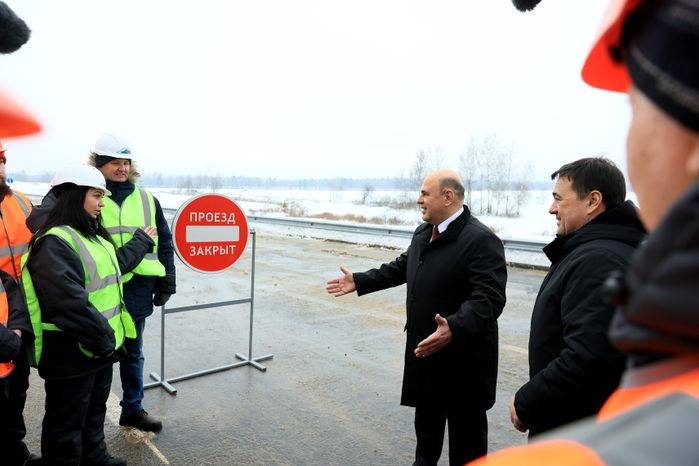 Торжественная церемония открытия дороги в Лобне с участием Губернатора Подмосковья