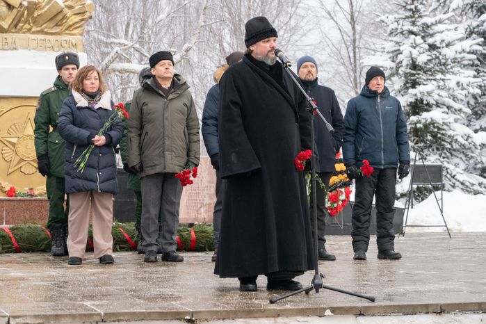 Красногорск. Митинг «Битва под Москвой» в деревне Нефедьево