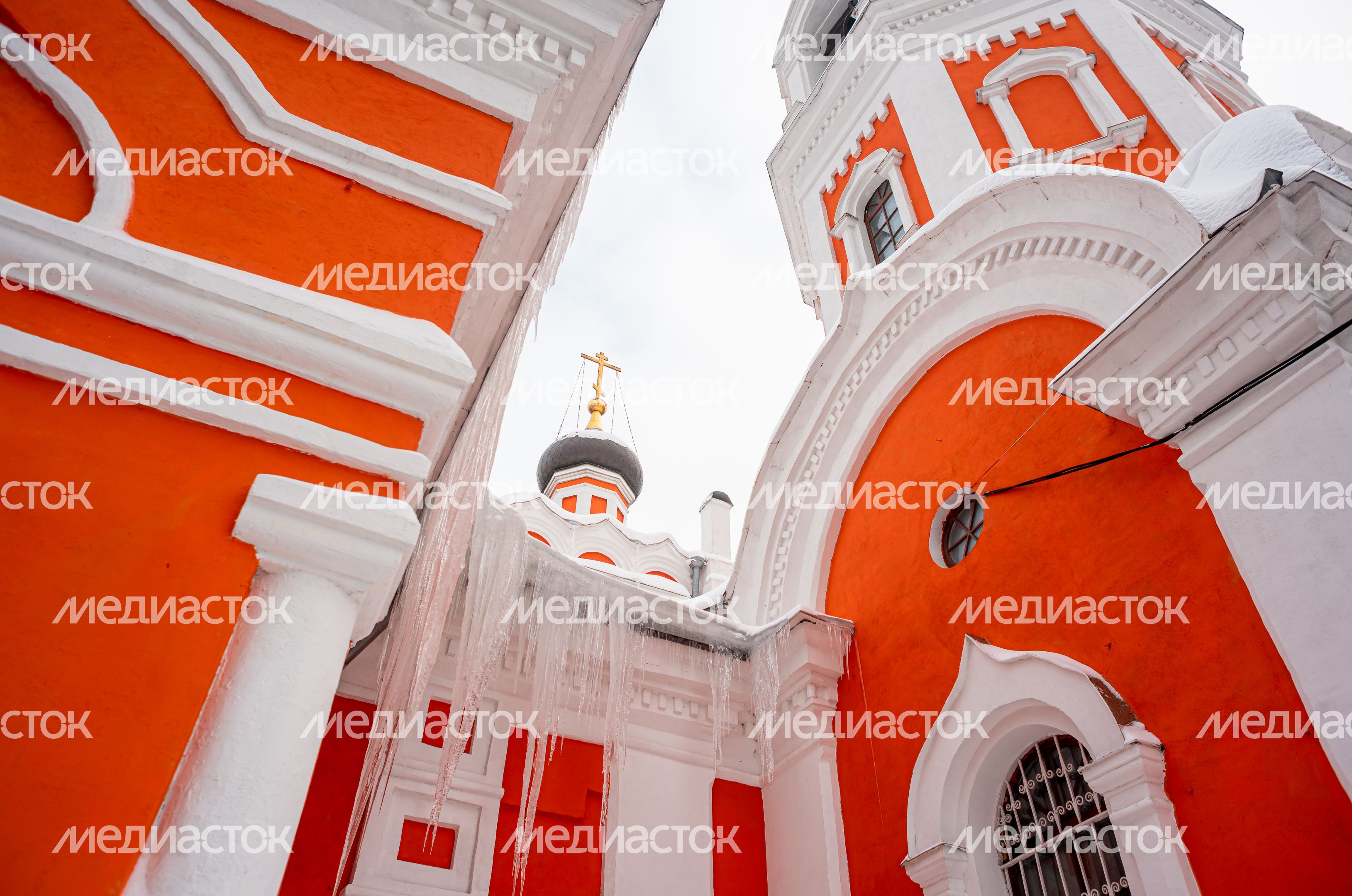 Зимние виды города Солнечногорск