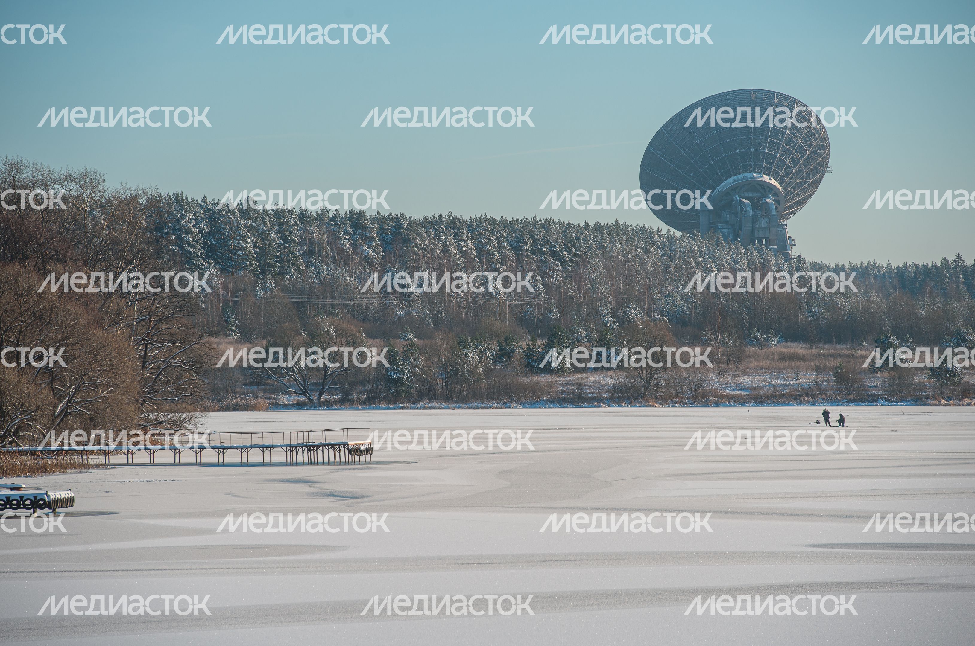 Зимние виды города Калязин
