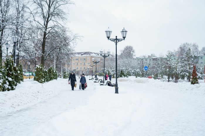 Зимние виды Лосино-Петровского