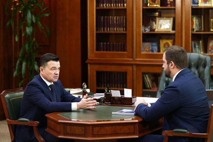 Андрей Воробьев провел рабочую встречу с главой городского округа Чехов