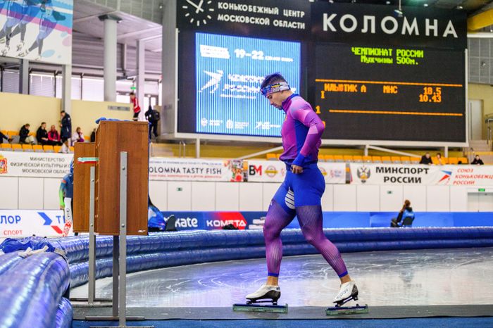 Чемпионат России по конькобежному спорту в Коломне