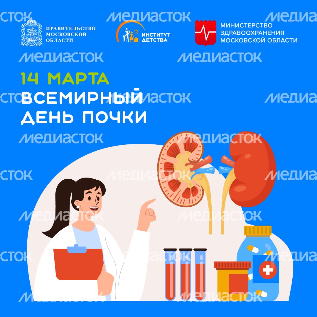 14 марта всемирный день почки - квадрат