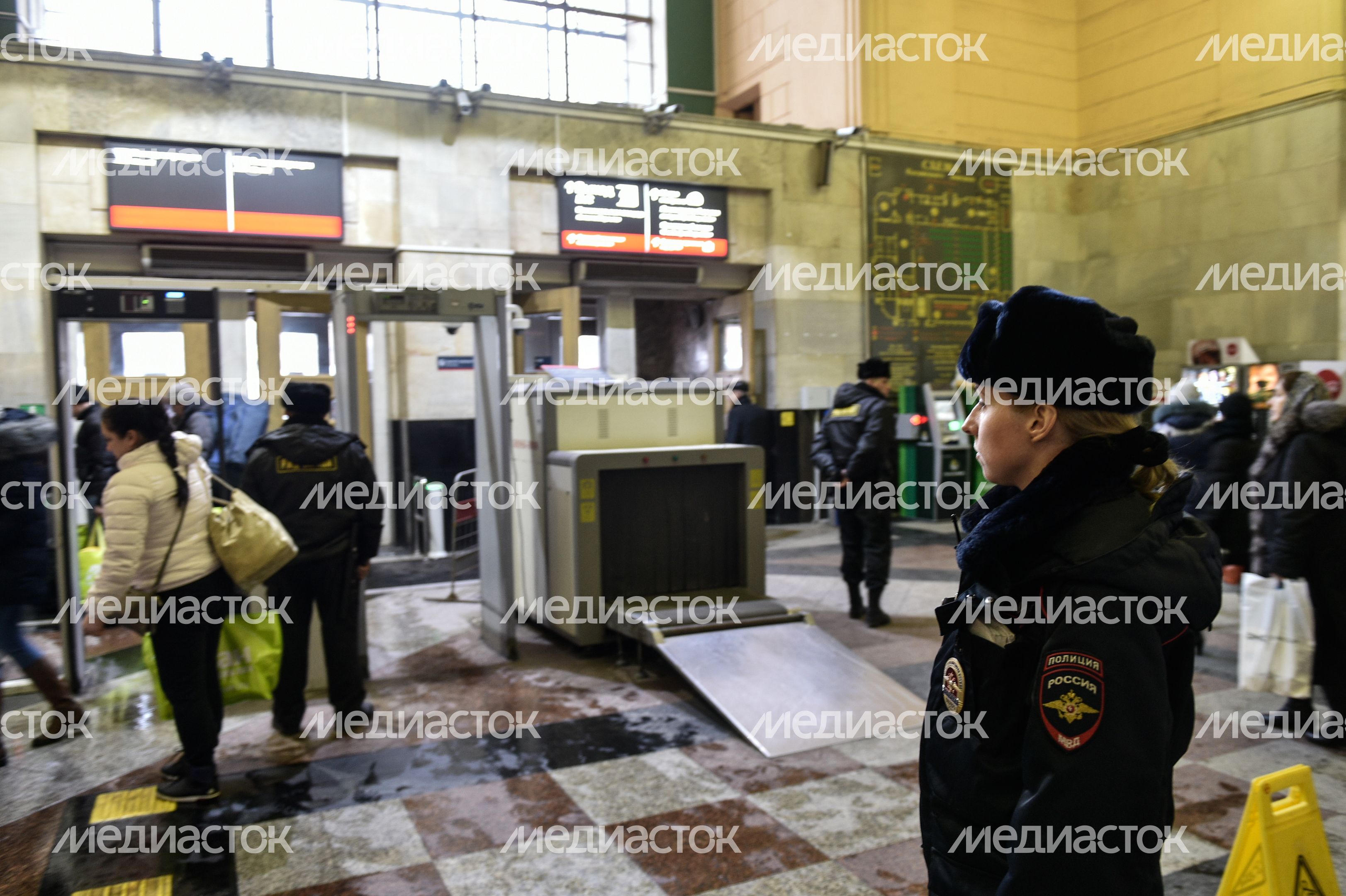  Работа Полиции на Казанском вокзале